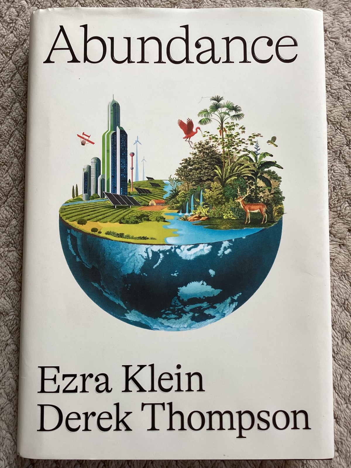Abundance by Ezra Klein and Derek Thompson (2025, Hardcover)