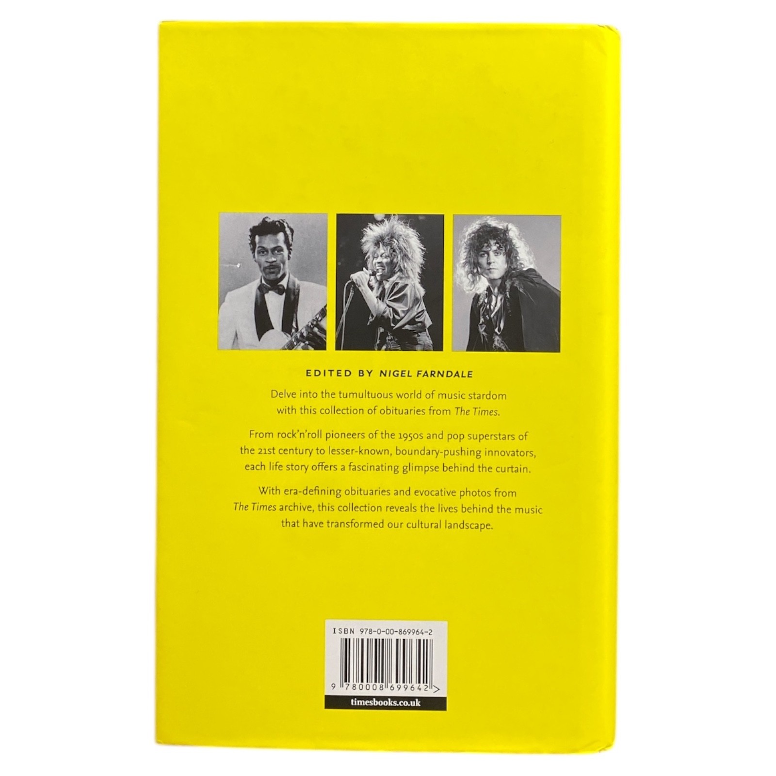 Lives Behind the Music Rock Pop Icons Obituaries Biography First Edition Book