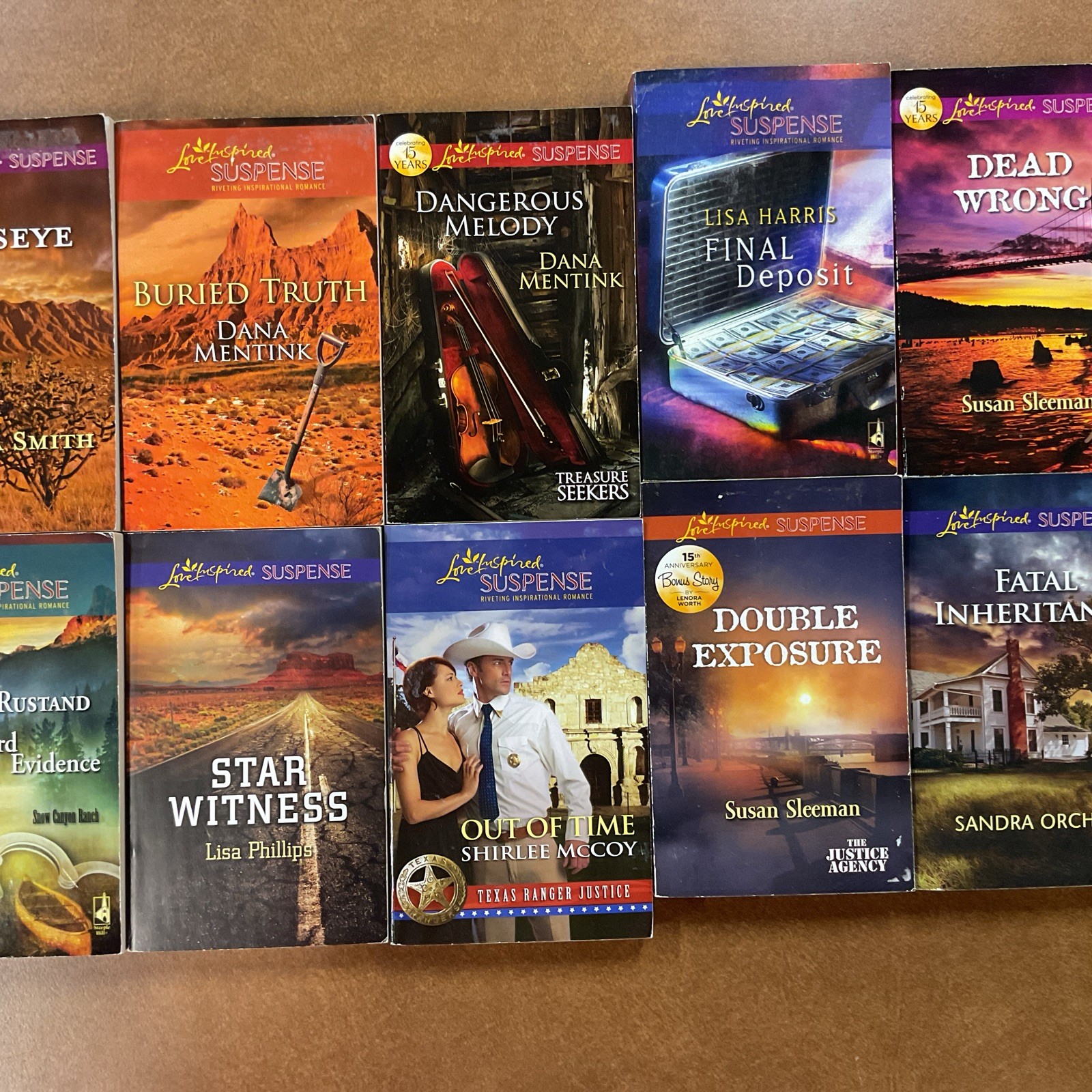 Love Inspired Suspense PB Lot of 32 Virginia Smith, Roxanne Rustand, Sharon Dunn