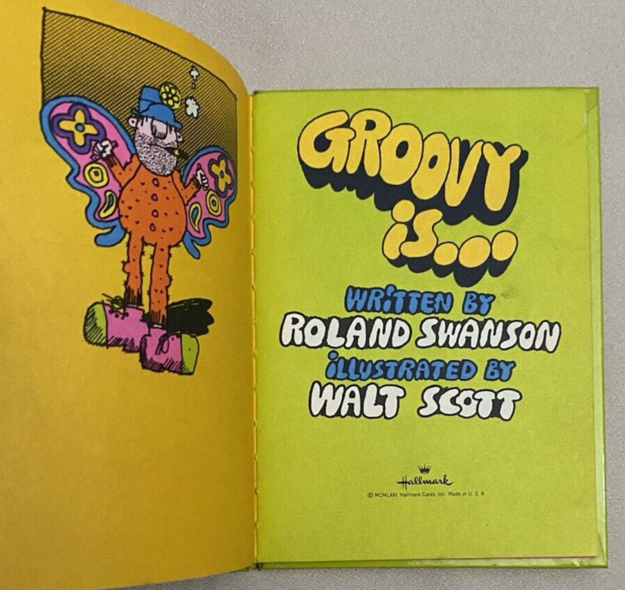 Vintage Hallmark Groovy Is… Mini Book 1971 Roland Swanson HTF