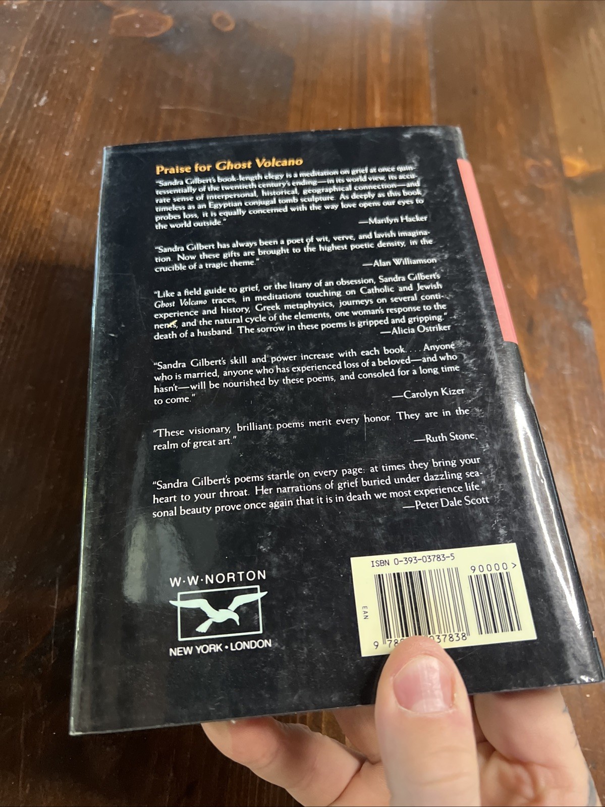 Ghost Volcano: Poems – Hardcover By Gilbert, Sandra M. – GOOD