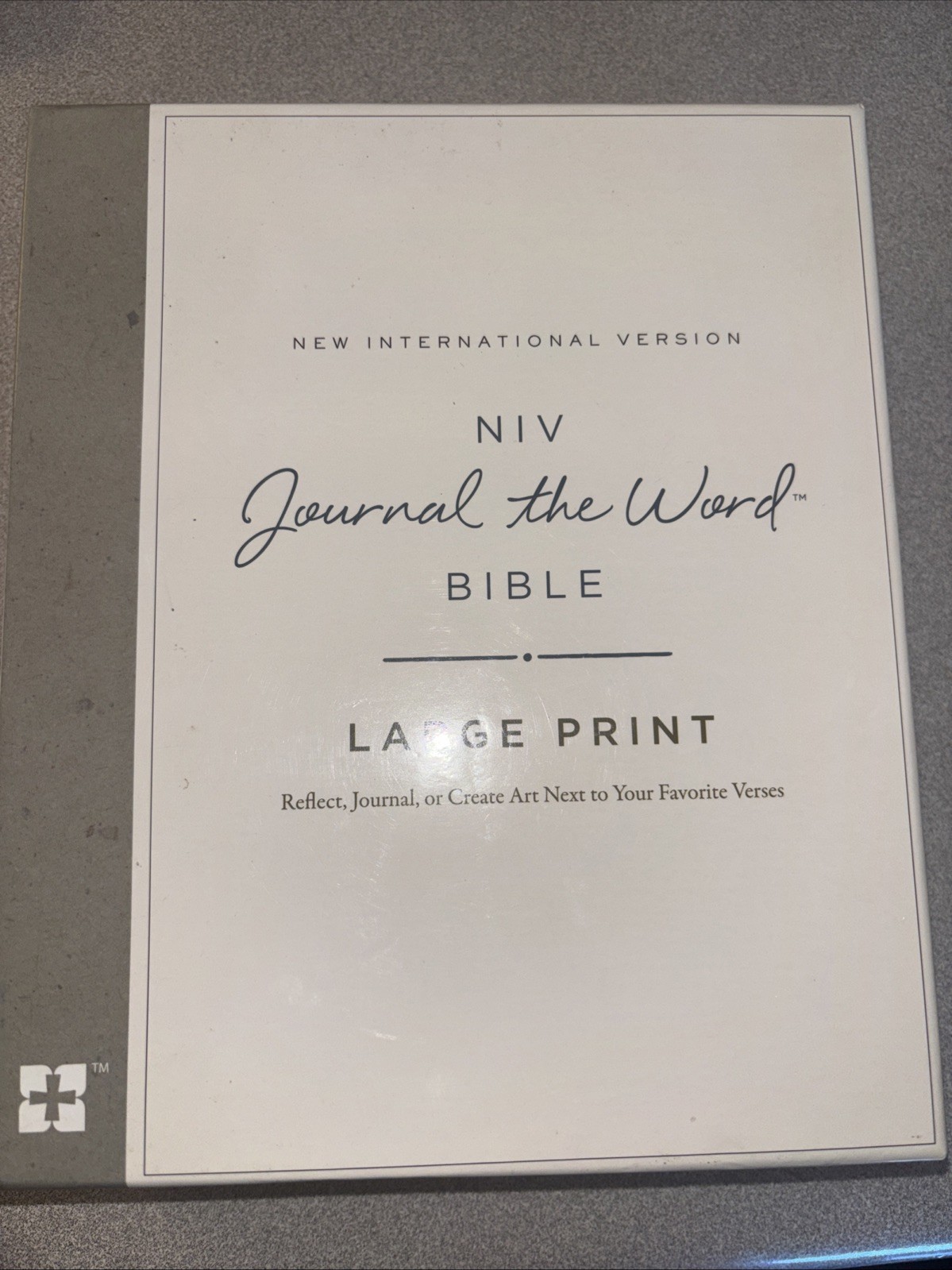 NIV Journal The Word Bible Large Print Open Box Joel Osteen Ministries