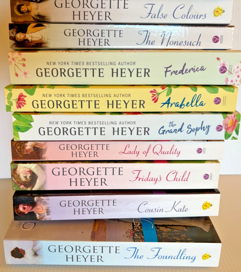 Georgette Heyer Books – Choose Your Book – Regency Romance Paperback Pick Title