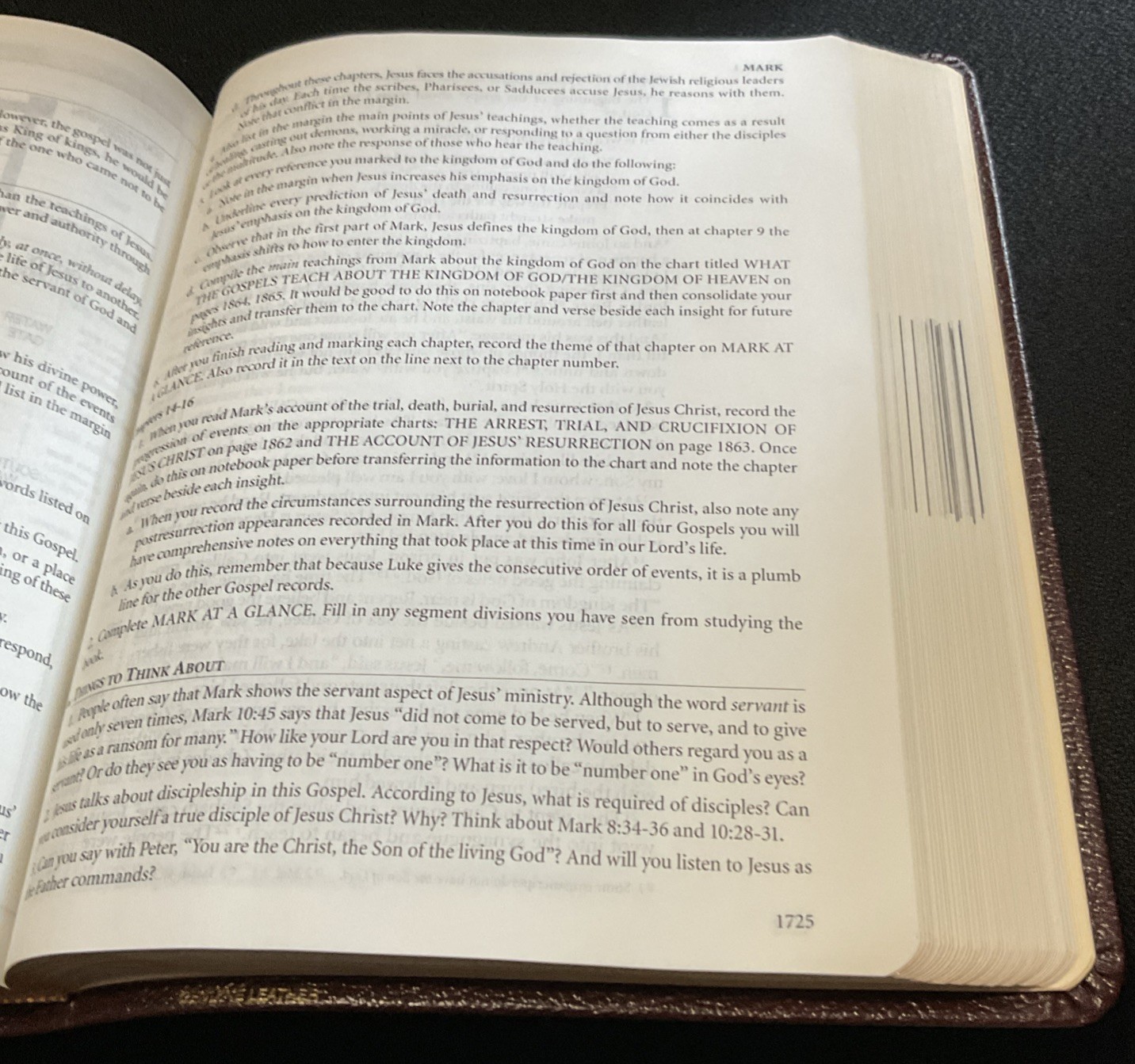 The International Inductive Study Bible NASB Burgundy Genuine Leather Brand New