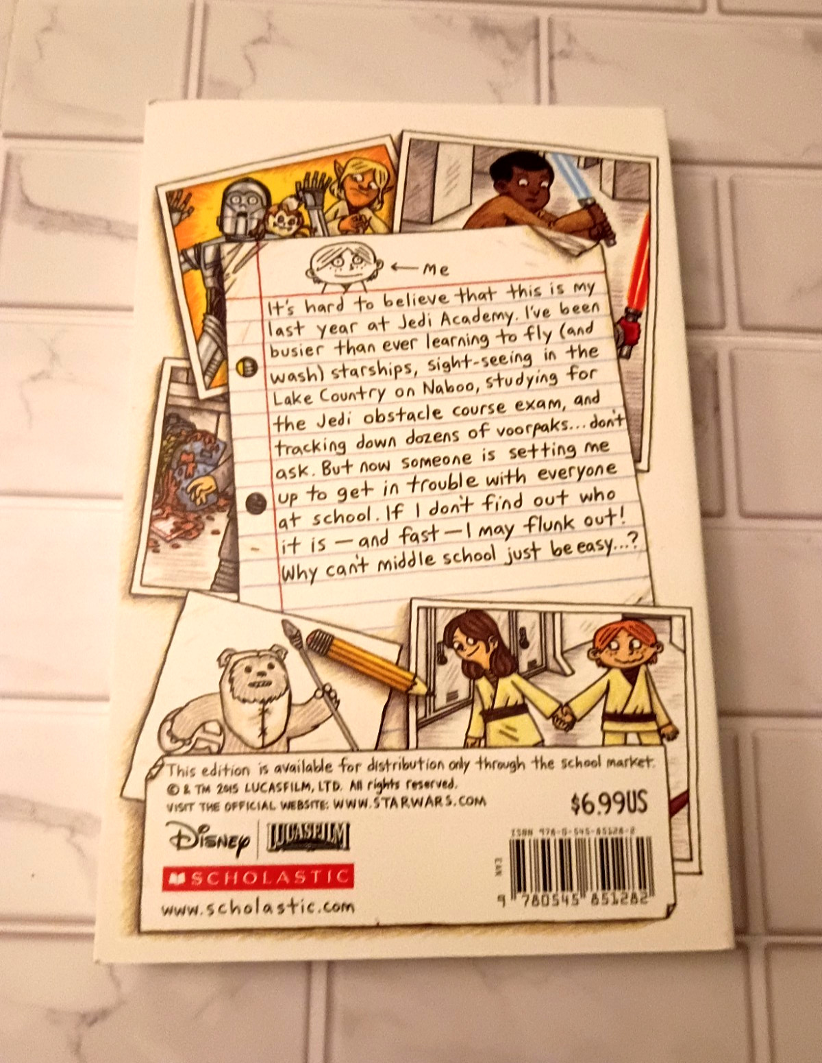 Star Wars: Jedi Academy Book by Jeffrey Brown HC/PB Kids Graphic Novel Scholasti
