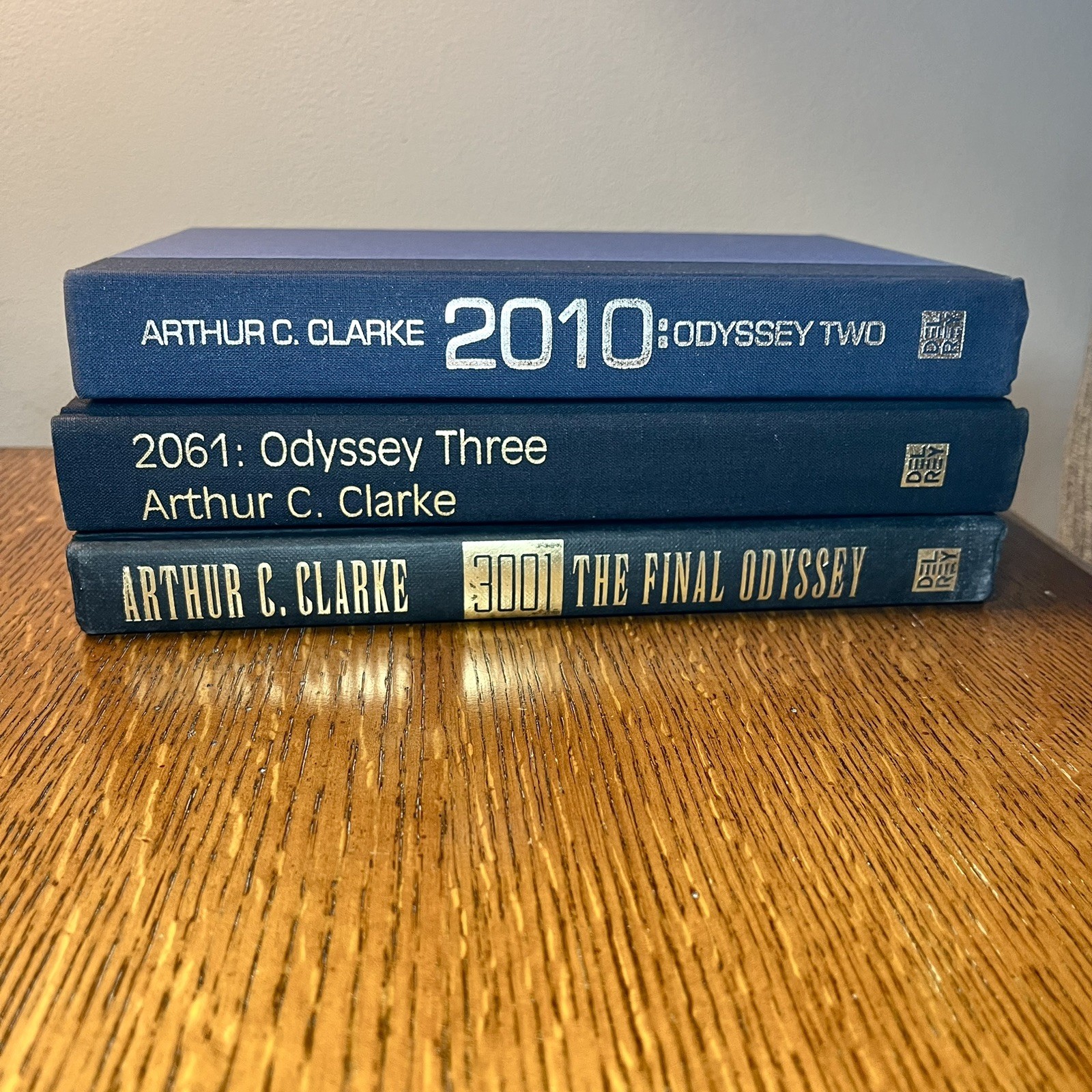 Arthur C Clarke Lot of 3 HC/DJ 2010 Odyssey 2, 2061 Odyssey 3,3001 Final Odyssey