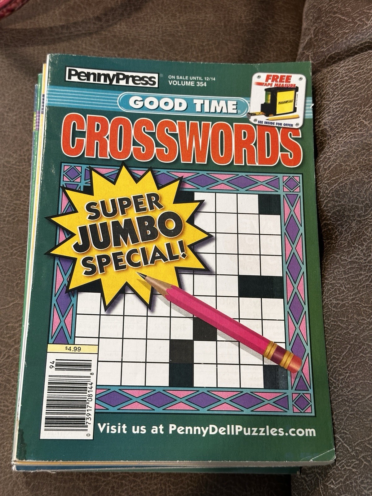 Lot of 10 All Easy Dell Penny Press ALL EASY Crossword Puzzle Books UNSORTED