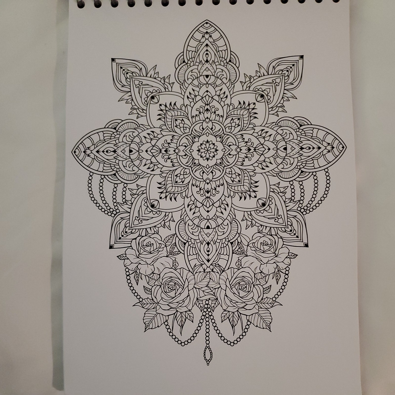 Colorya Mandalas Spiral Adult Coloring Book – 30 Pages