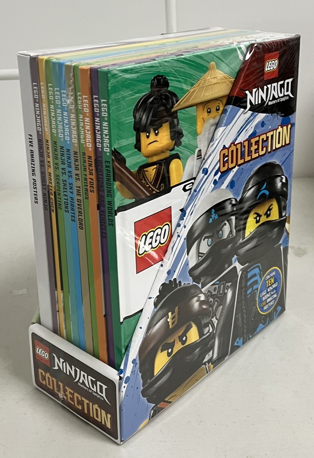 Lego Ninjago Collection 10 Books Plus 5 Posters Brand New!