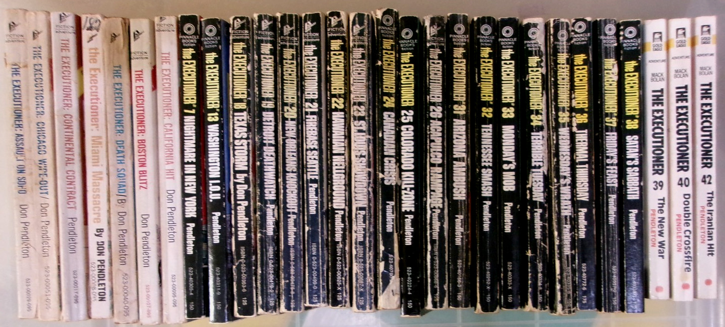 Lot of 29 The Executioner Series by Don Pendleton Paperback Books