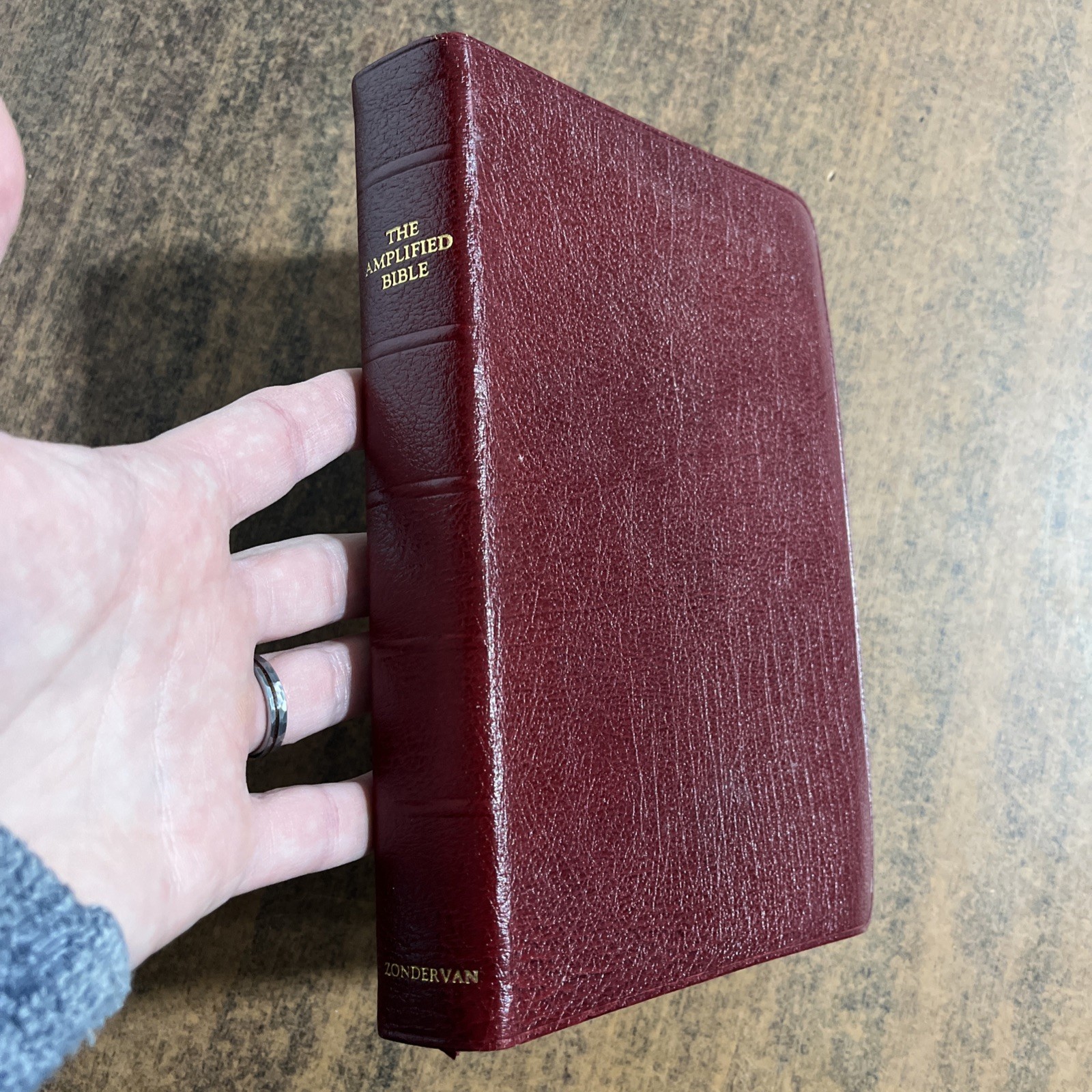 Amplified 1965 Bible – Red Leather – (Pre AMPC/ Classic)