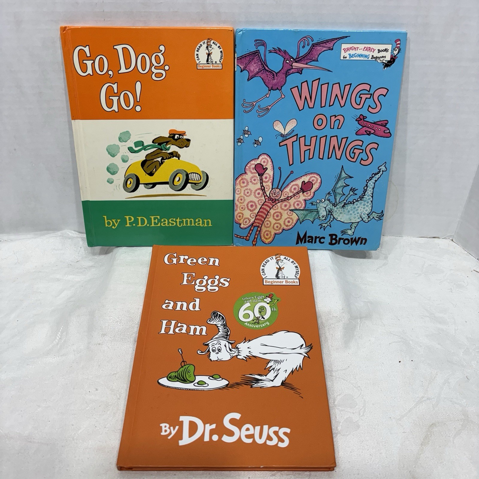 3 Vintage Dr. Seuss Books 9.25×6.75”