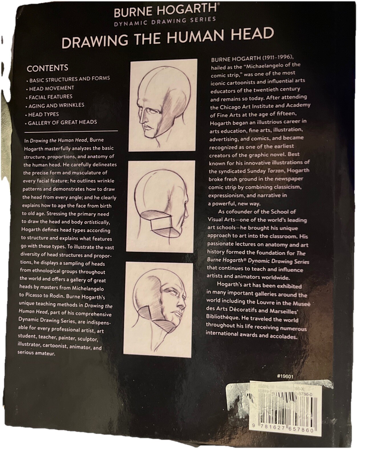 Drawing the Human Head by Burne Hogarth (1989, Library Binding) HB New