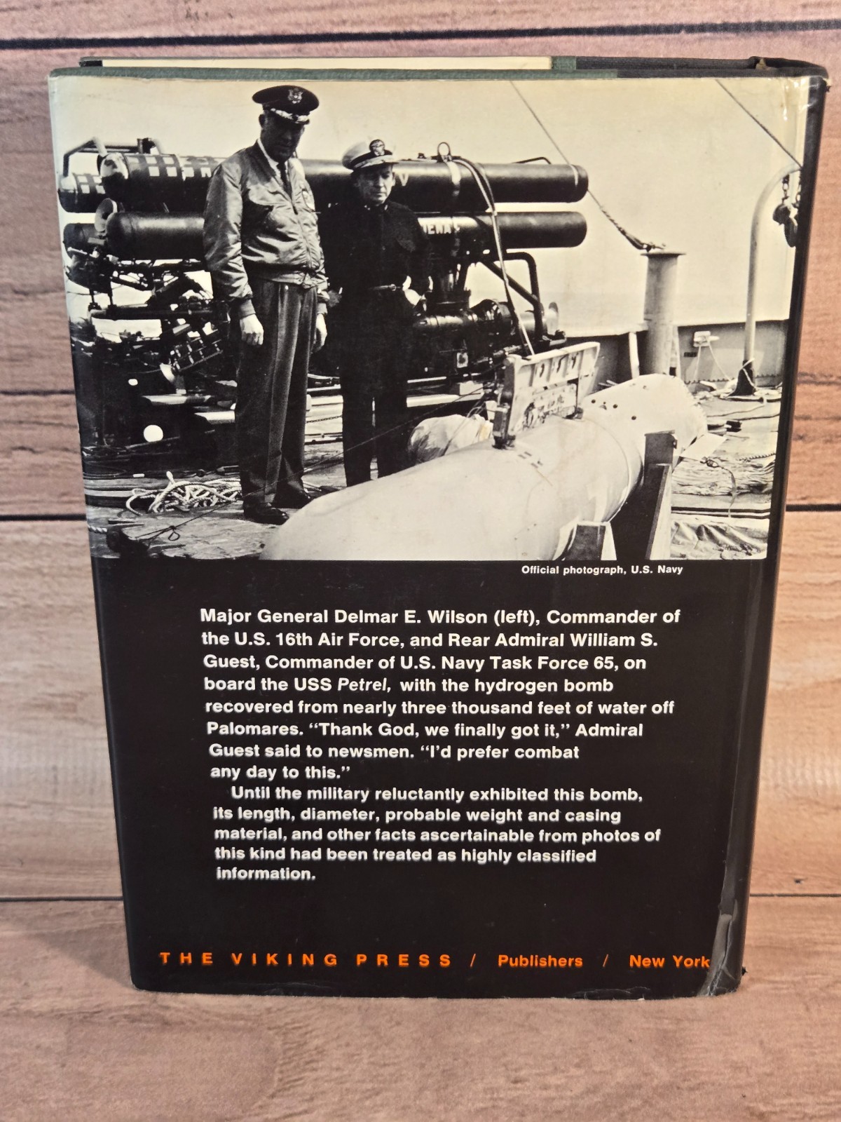 RARE! The Bombs Of Palomares By Tad Szulc Victor Gollancz 1967 HCDJ Like New