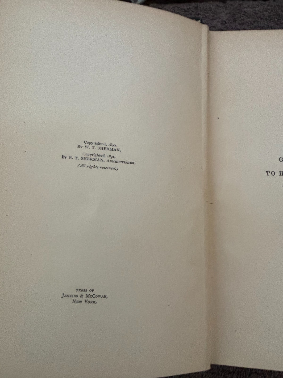 Memoirs of General W.T. Sherman, Volume I&II 1891 Edition