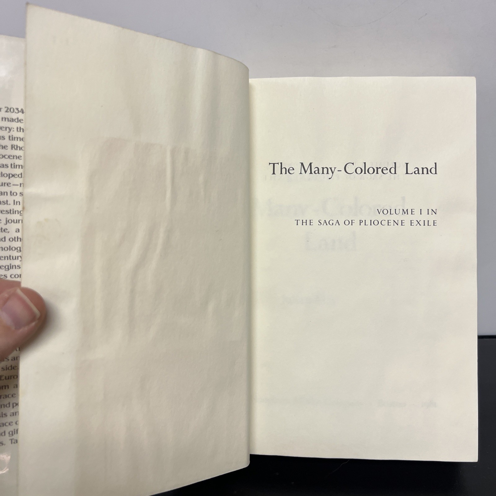 The Many-Colored Land by Julian May: 1981, 1st Ed. HB/DJ x Library