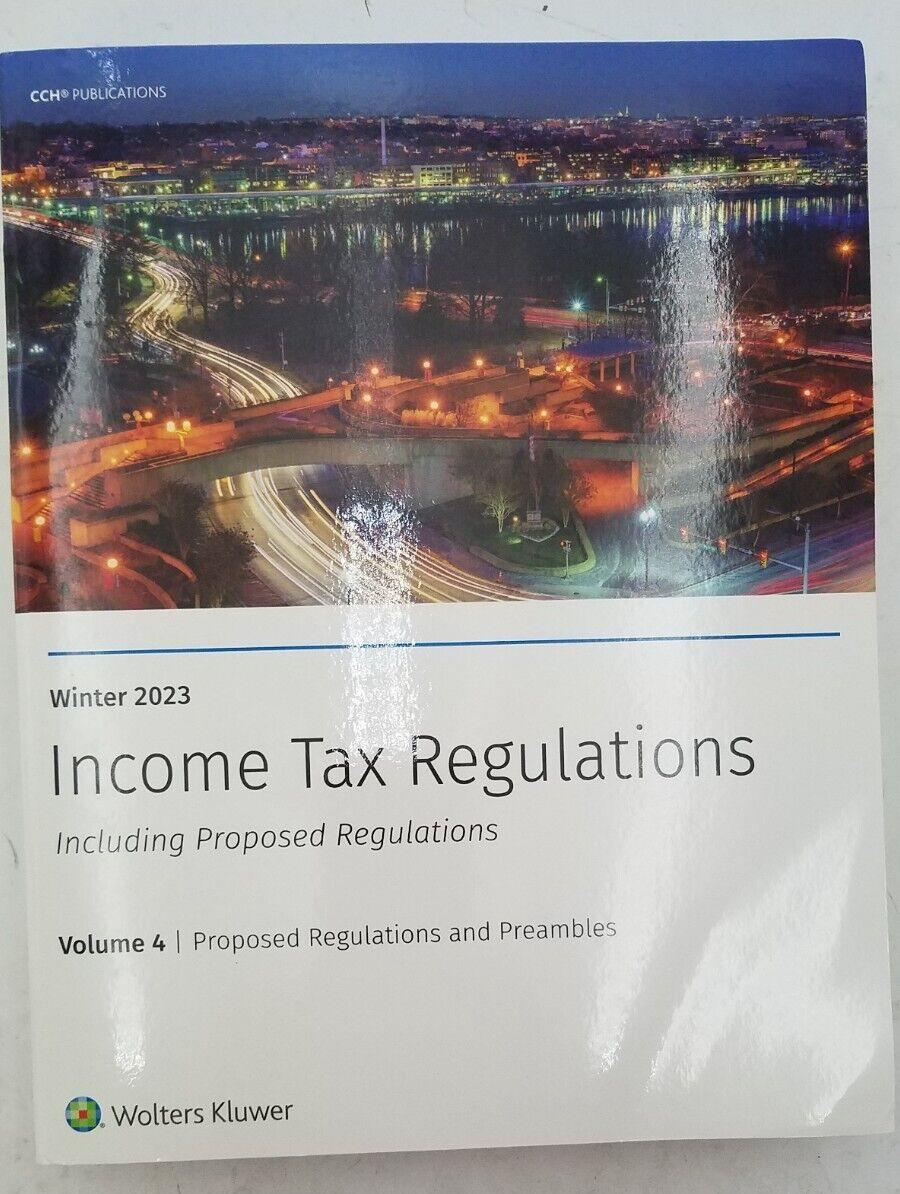 Income Tax Regulations 4 Volume set (Winter 2023) Wolters Kluwer