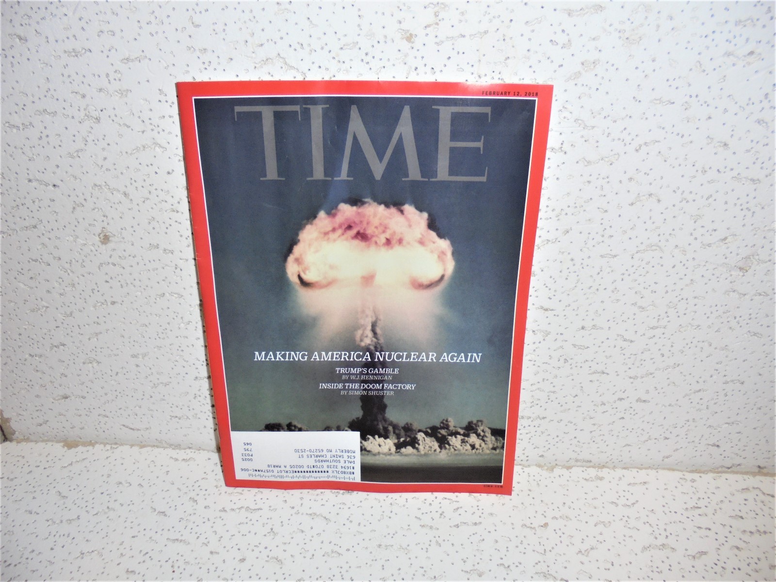 Time Magazine February 12 2018 Making America Nuclear Again