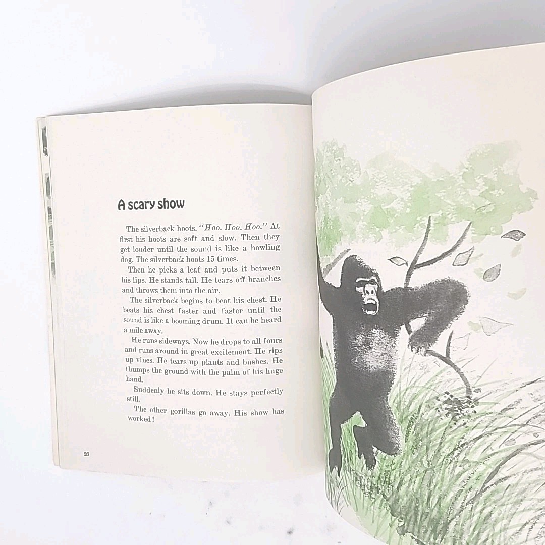 Great Gorillas by Ann McGovern FIRST EDITION 1980 Paperback Book