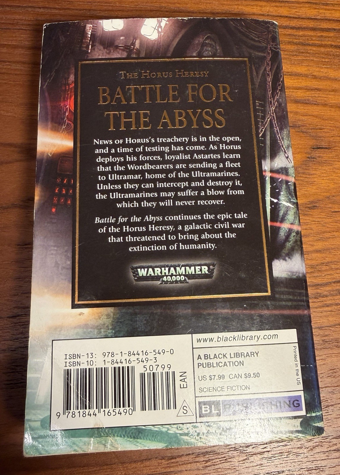 Battle for the Abyss by Ben Counter The Horus Heresy Warhammer 40K MM Paperback