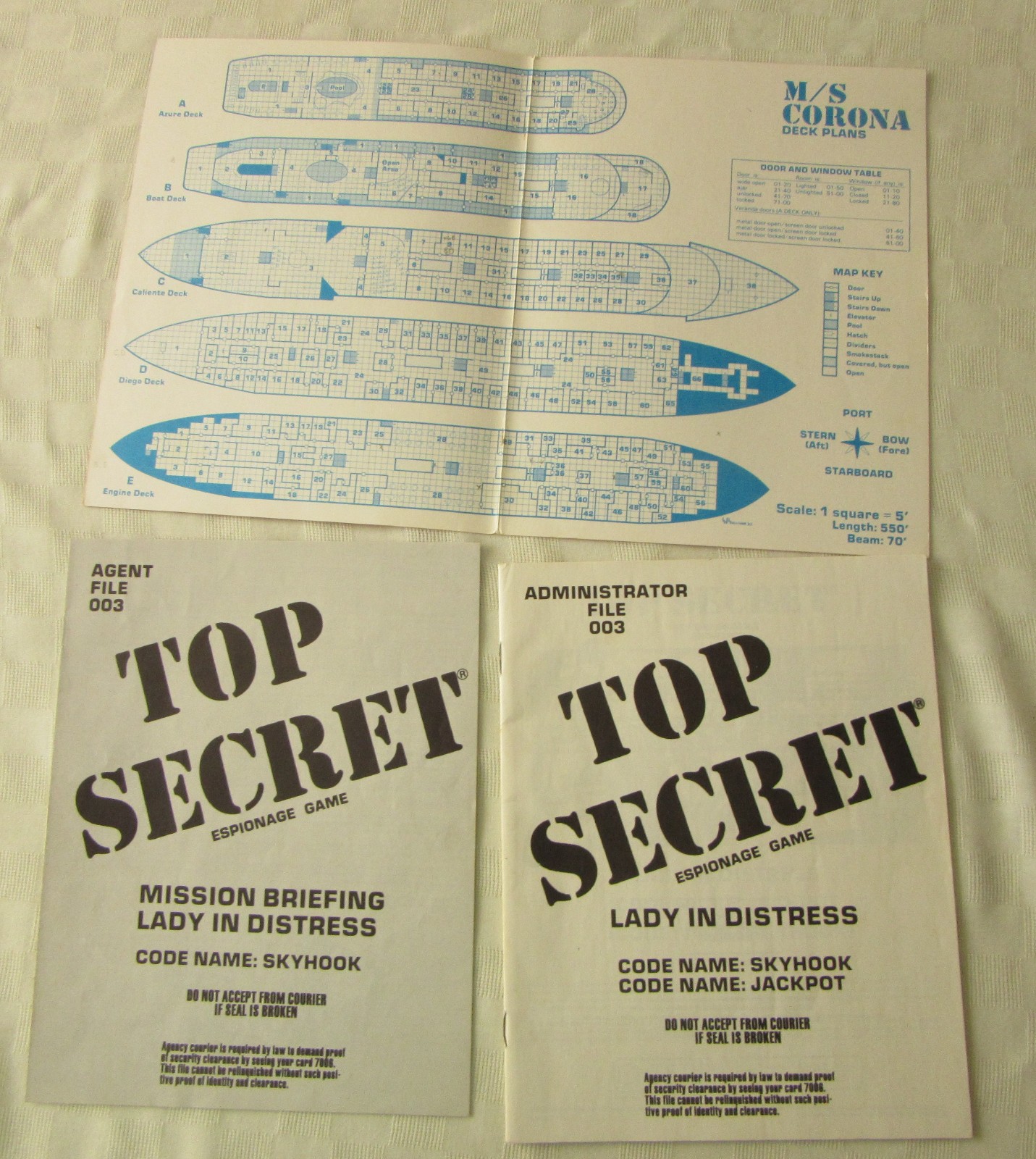 TSR TOP SECRET TS003 LADY IN DISTRESS 7602 – MIKE CARR & COREY KOEBERNICK