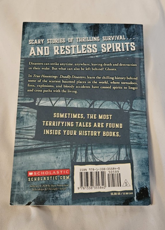 Deadly Disasters True Hauntings #1 Dinah Williams 2020 Scholastic Trade PB