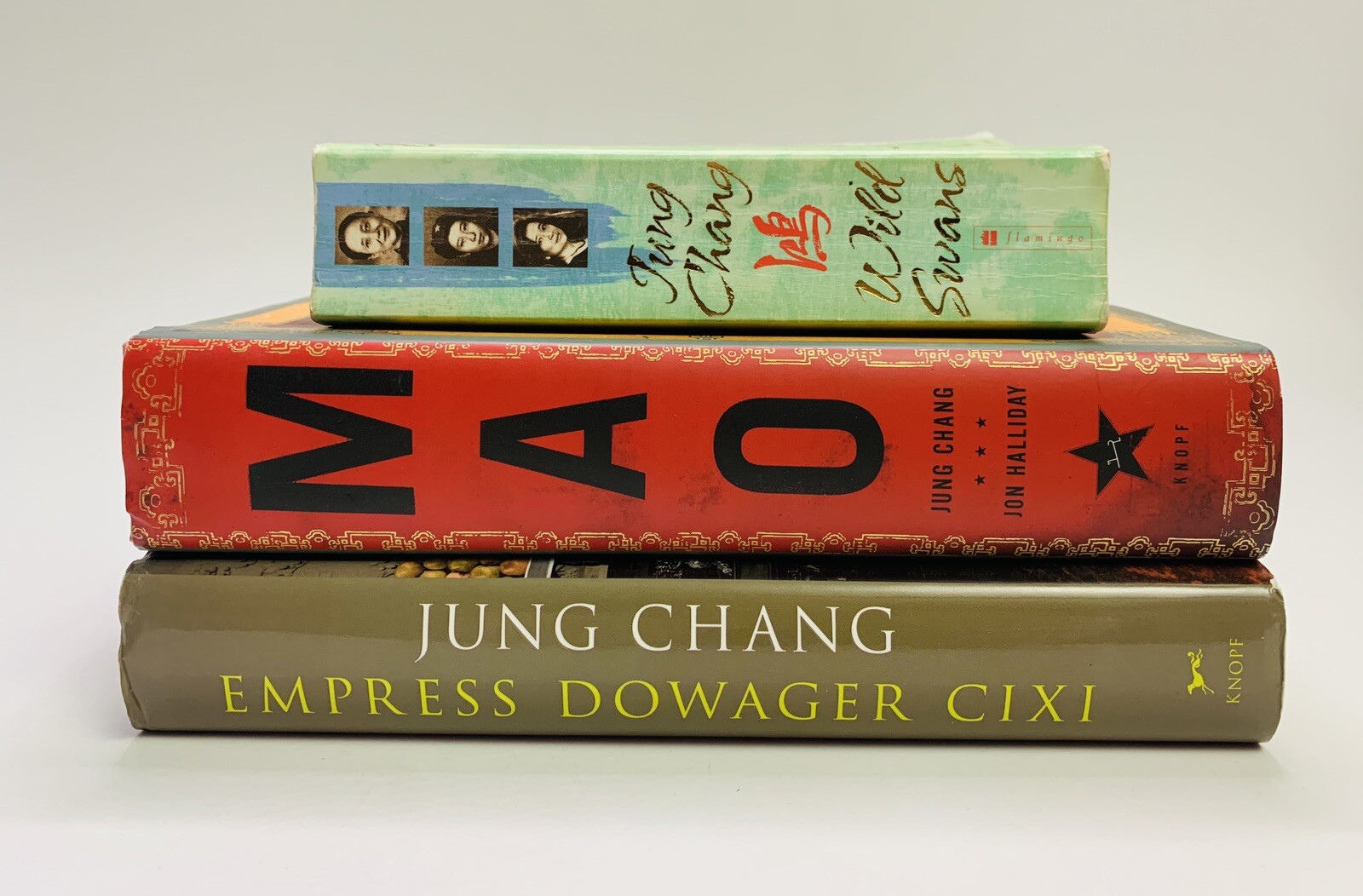 Jung Chang Lot: Mao 2006, Wild Swans 1991, Empress Dowager Cixi 2013 HC & PB