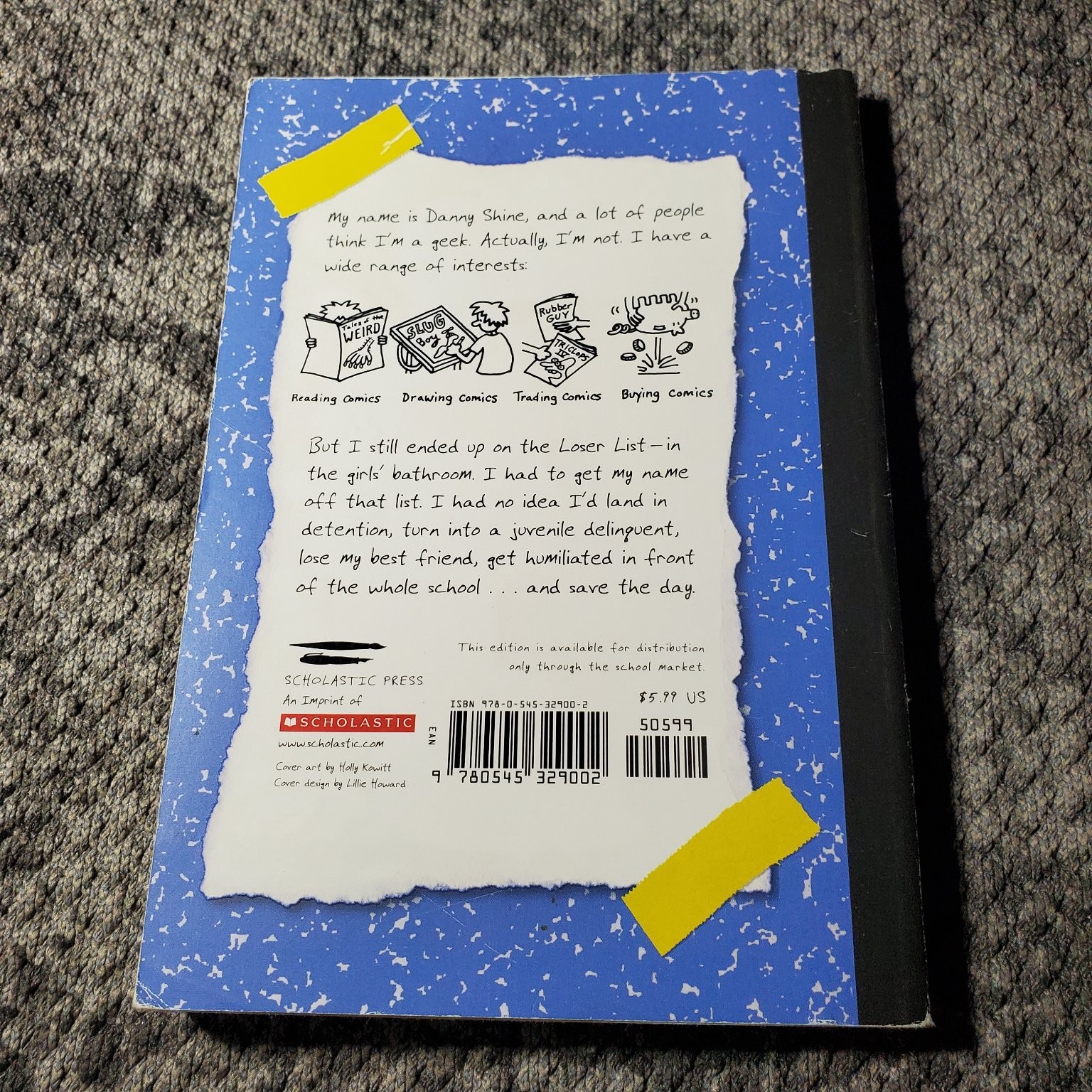 The Loser List H.N. Kowitt 2011 First Edition Scholastic Press
