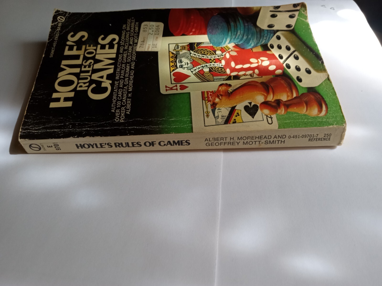 Vintage Hoyle’s Rules of Games Geoffrey Mott-Smith & Albert H Morehead Book