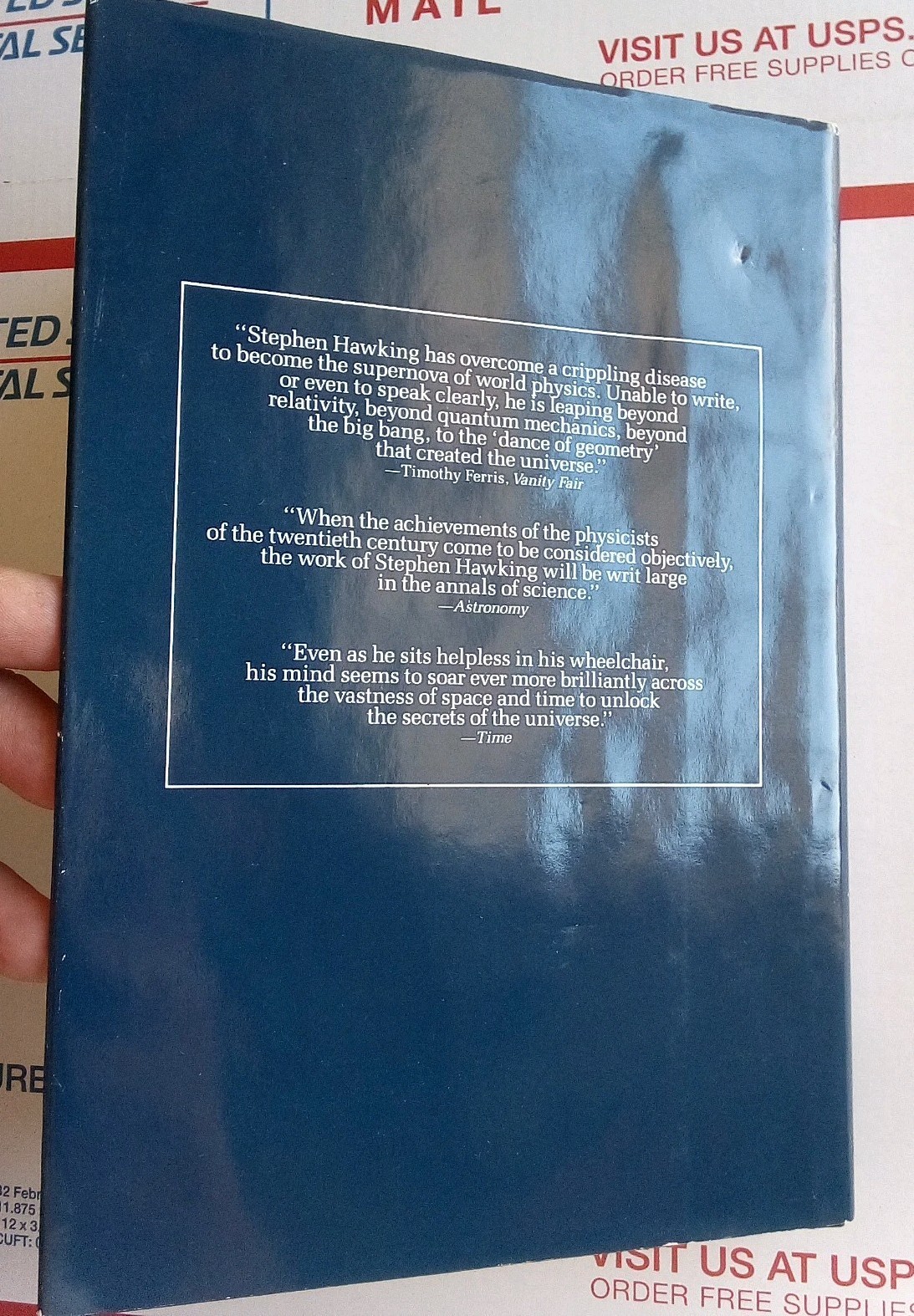 A Brief History Of Time by Stephen Hawking RARE HC First Edition, 1st Printing