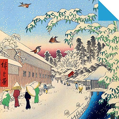 Origami Paper 200 sheets Hiroshige Prints 6 3/4″ (17 cm): Double Sided Origami S