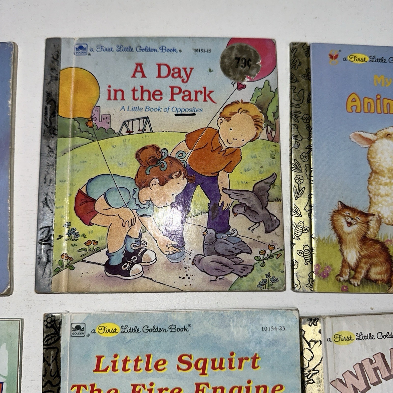 Vintage 1980s & 90’s A First Little Golden Books Mini HC Toddlers Lot Of 8