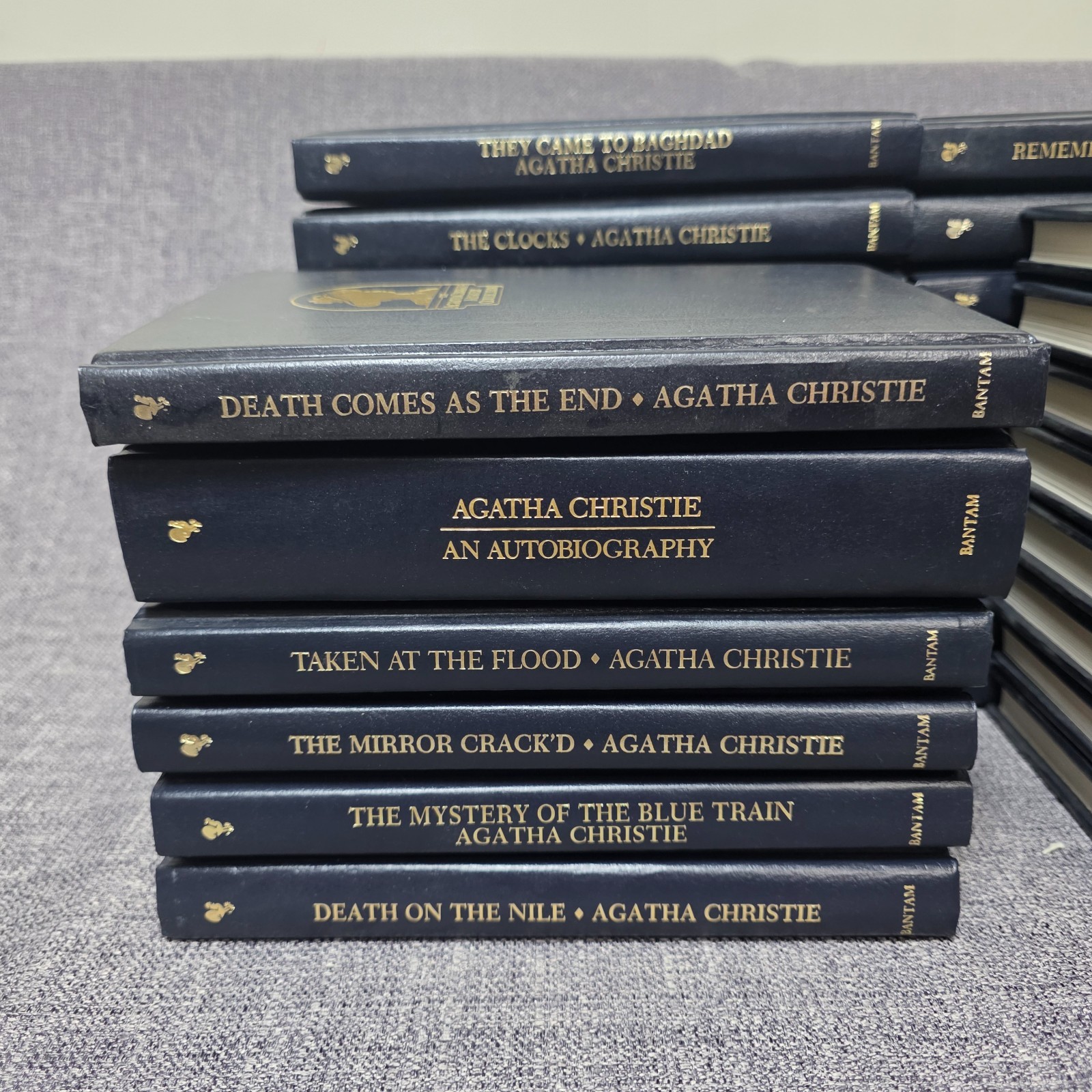 Agatha Christie Mystery Collection – Lot of 32 Books – Bantam Leatherette HC Set