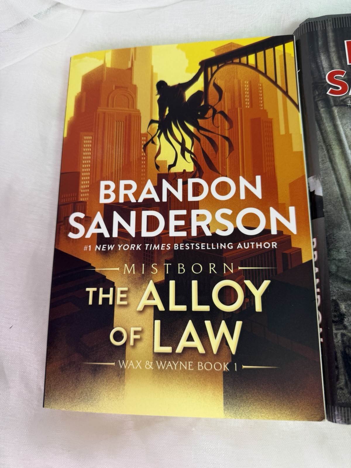 Brandon Sanderson Mistborn Wax & Wayne Books 1-3 Lot HC/PB Alloy Shadows Bands
