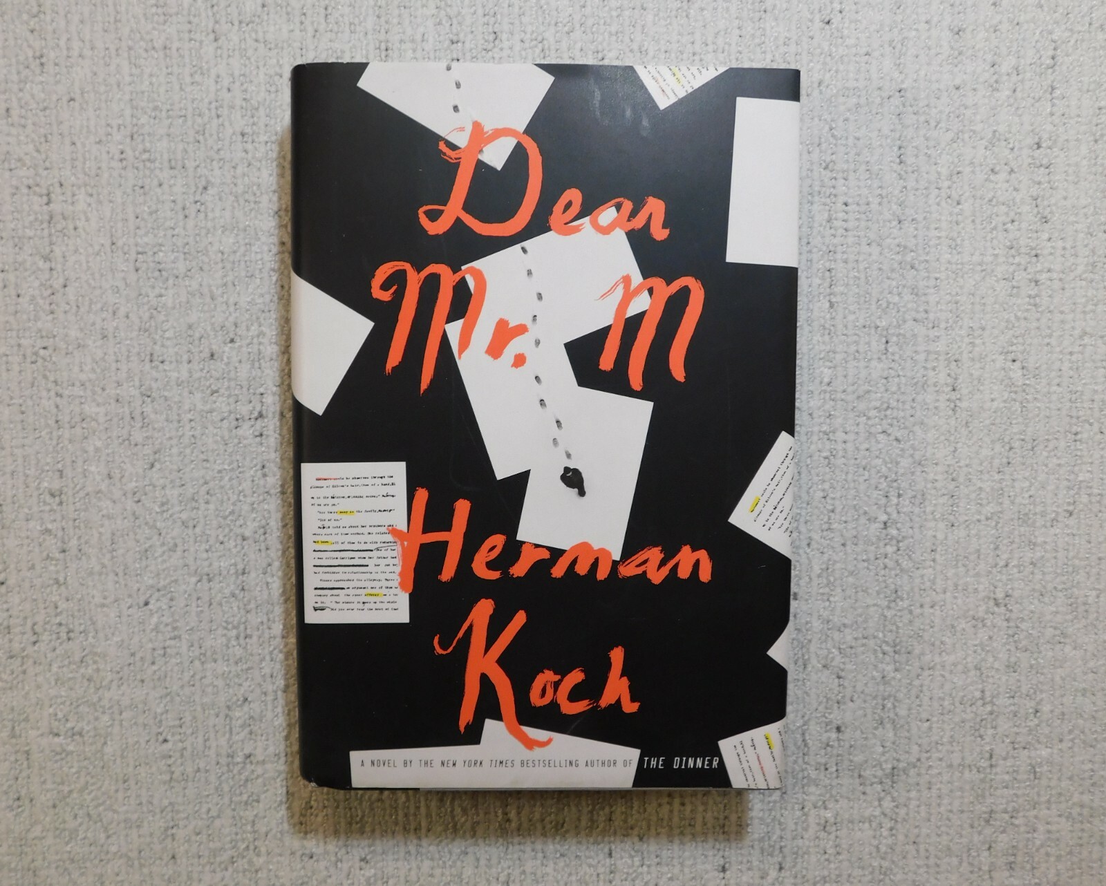 Dear Mr. M by Herman Koch (First American Edition, Hardcover with Dust Jacket)