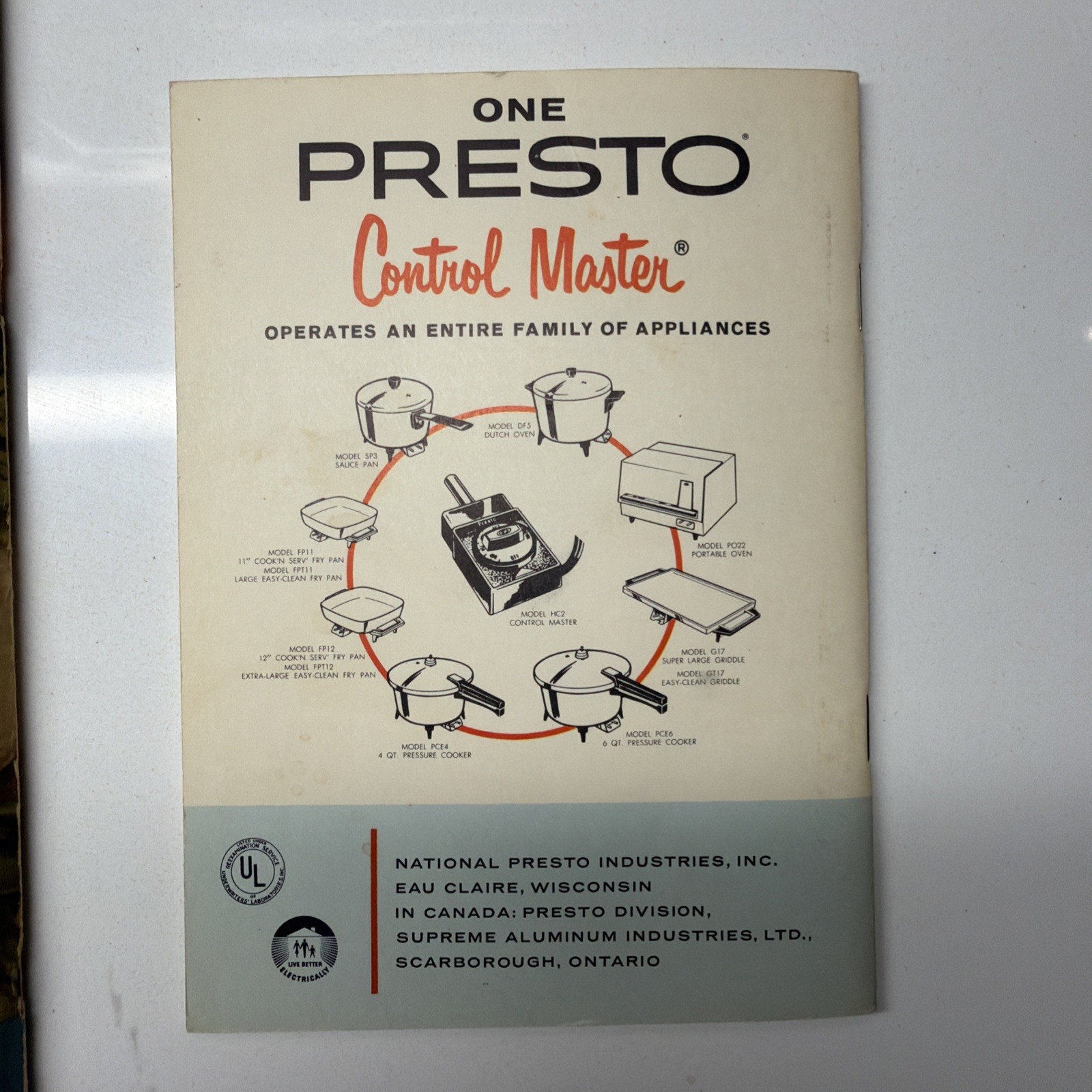 Presto Pressure Cooker Recipe Books Lot – Models 403 404 406 & 1960s VTG Manuals