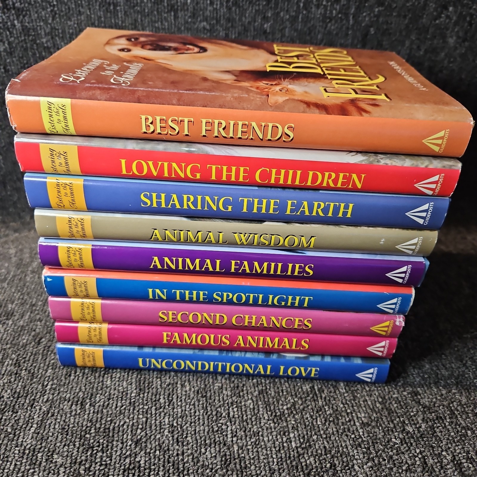 GUIDEPOSTS LISTENING TO THE ANIMALS Lot 9 Books Nonfiction Short Story