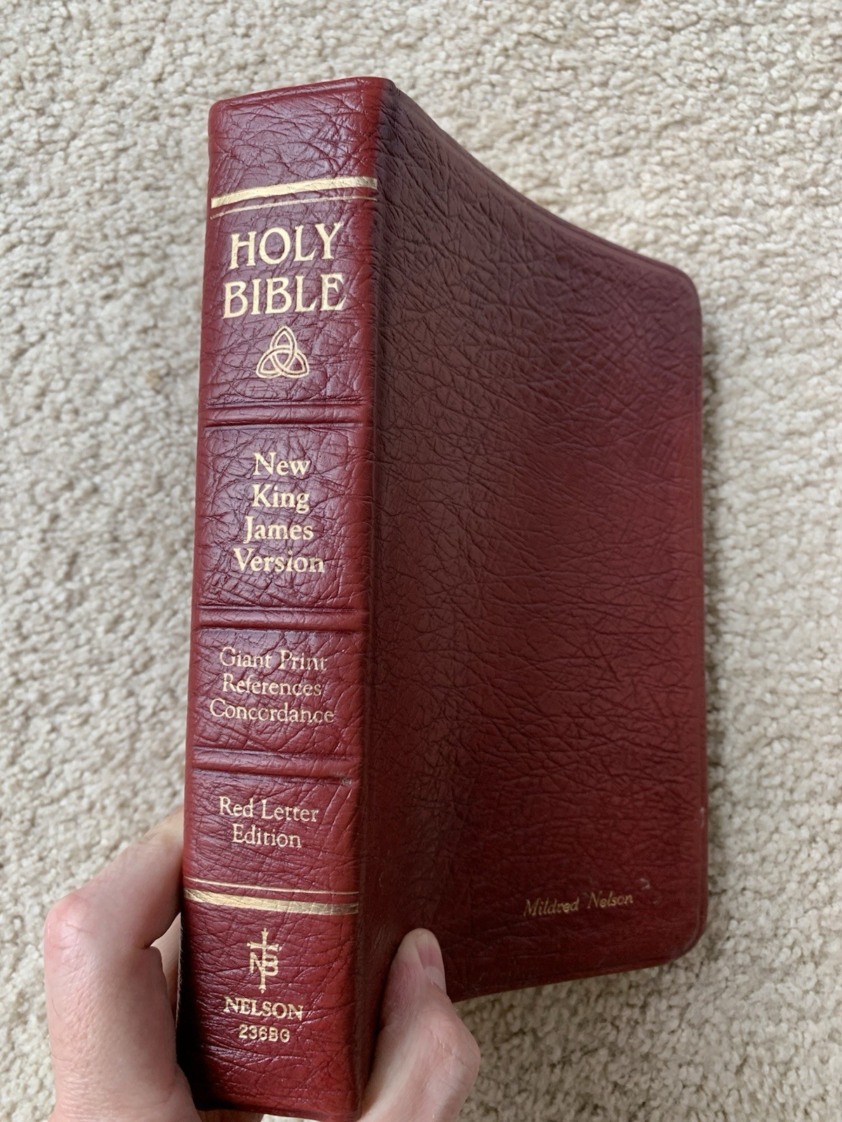 Holy Bible New King James Version NKJV Giant Print Red Letter 1992 NELSON 236BG