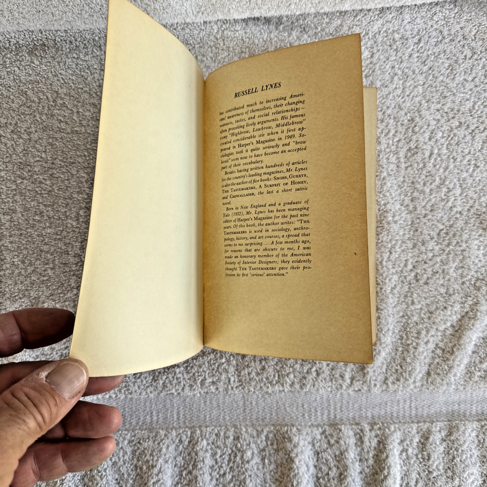 The Tastemakers By Russell Lynes 1954 Paperback Grosset’s Universal Library Vtg
