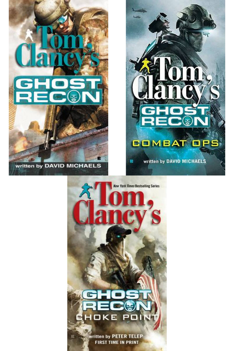 Tom Clancy’s Ghost Recon Series All 3 Books in Mass Market Series