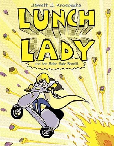 Lunch Lady and the Bake Sale Bandit (Lunch Lady, Book 5) – Paperback – VERY GOOD