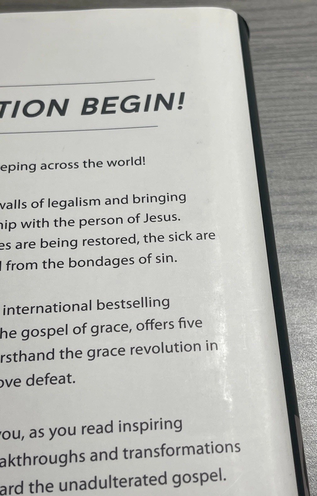 Grace Revolution Experience the Power to Live Above Defeat Joseph Prince -Unread