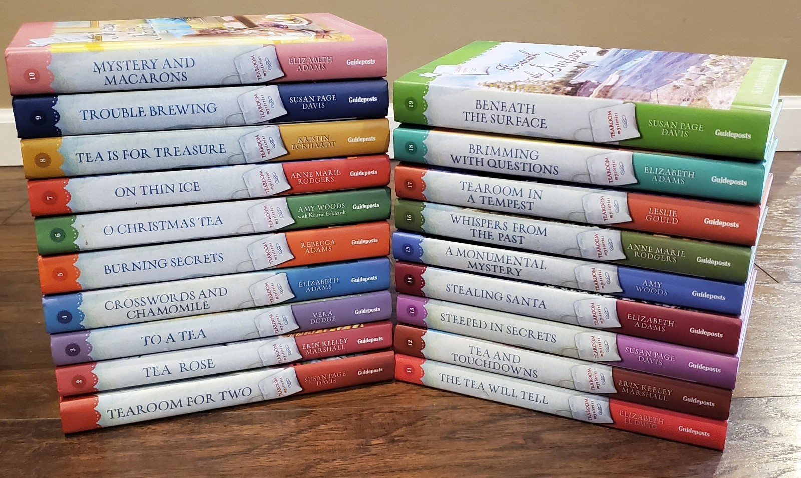 Tearoom Mysteries Series Hardcover Books by Guideposts – Lot of 19
