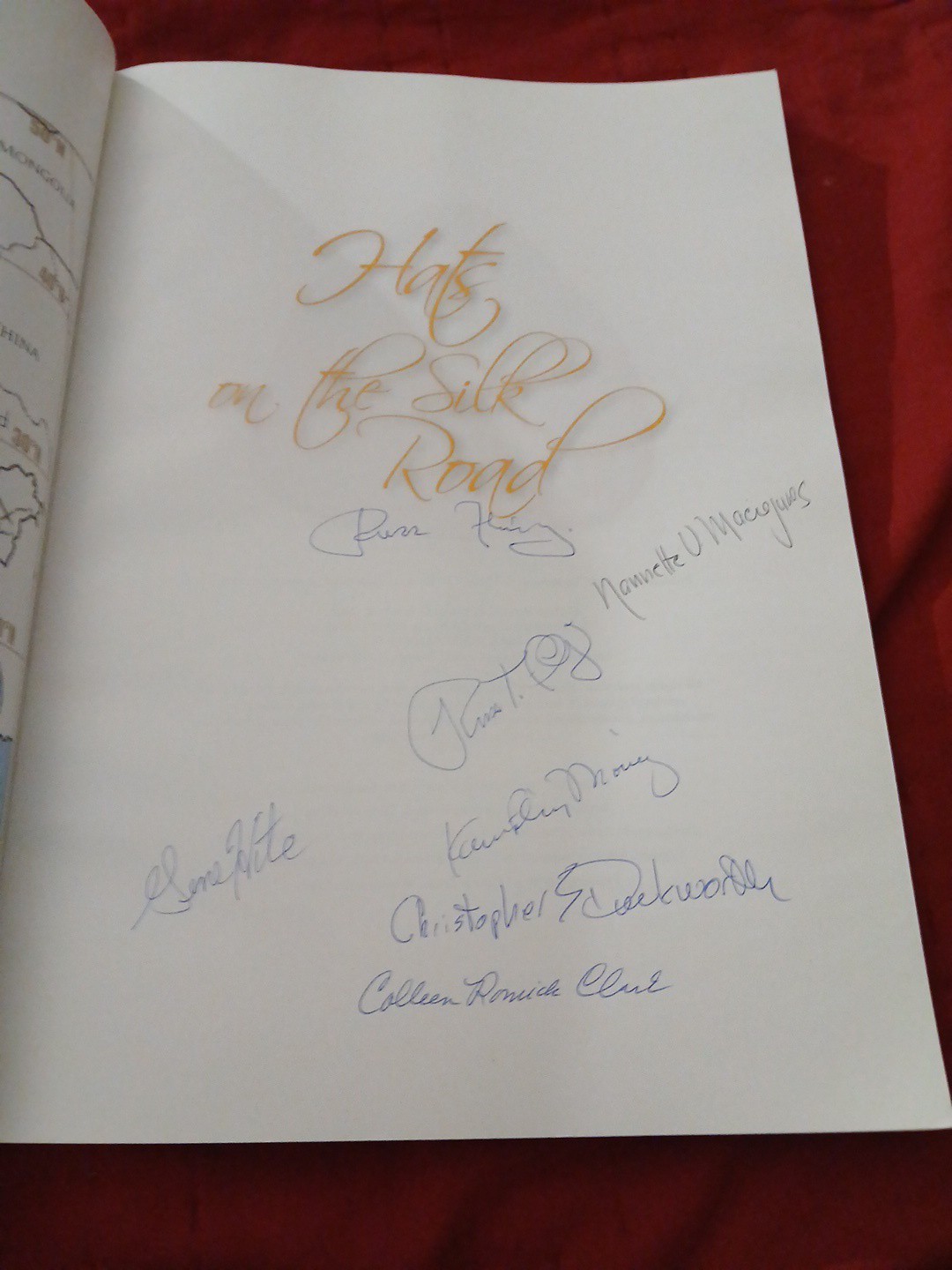 Hats On The Silk Road Russel S Fling Paperback 2015 Rare 158 Total Pages SIGNED