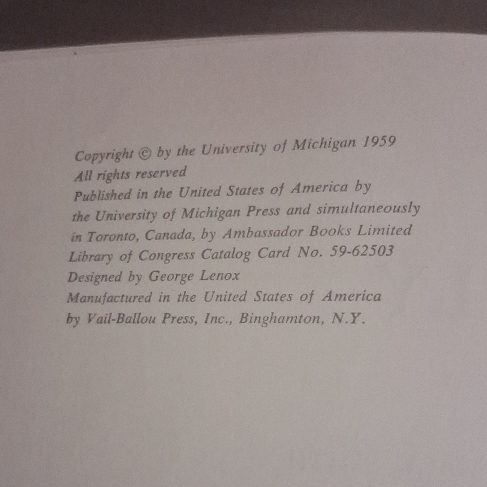 Italy Denis Mack Smith Hardcover 1959 Univ of Michigan Press DJ Ex-Library