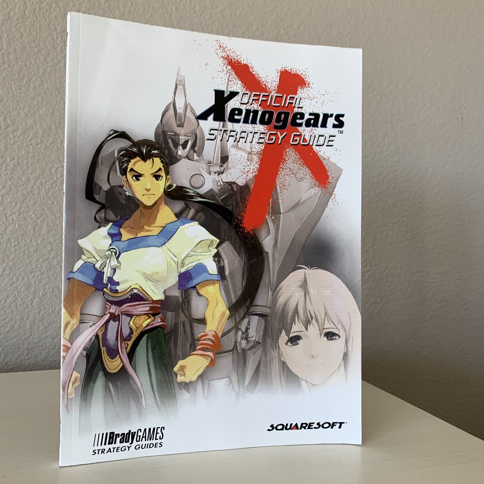 Official Xenogears Strategy Guide Brady Squaresoft Sony PlayStation PS1 Vintage