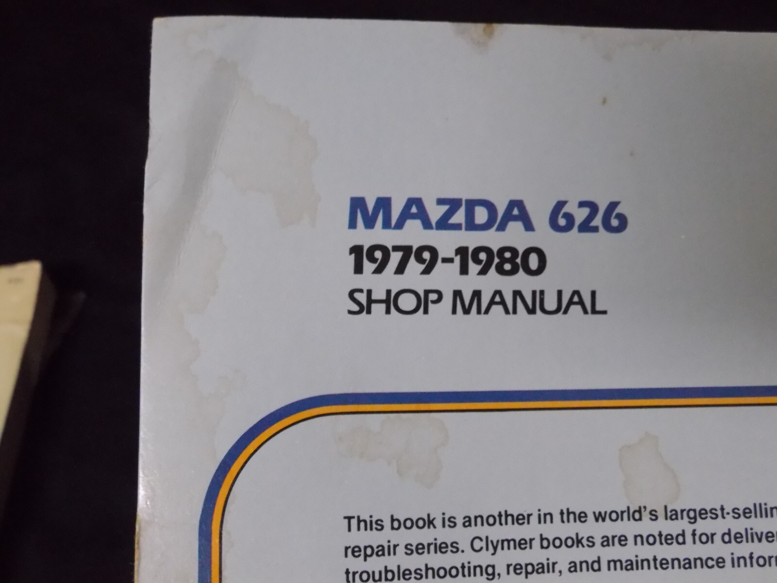 Vintage Clymer Repair Service Shop Manual 1979 80 Mazda 626 A269