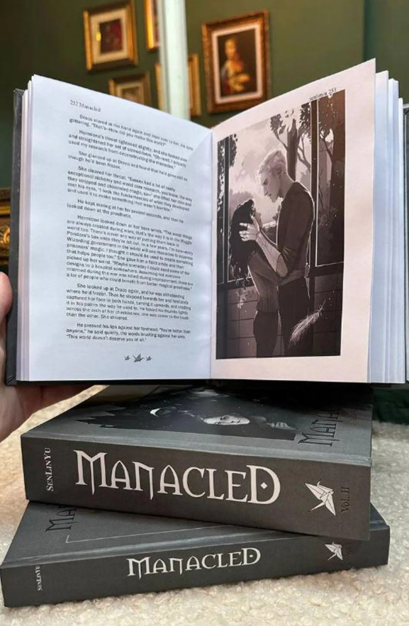 Manacled Book – Deluxe 3-Volume Edition with Illustrations – Complete Series. Ex