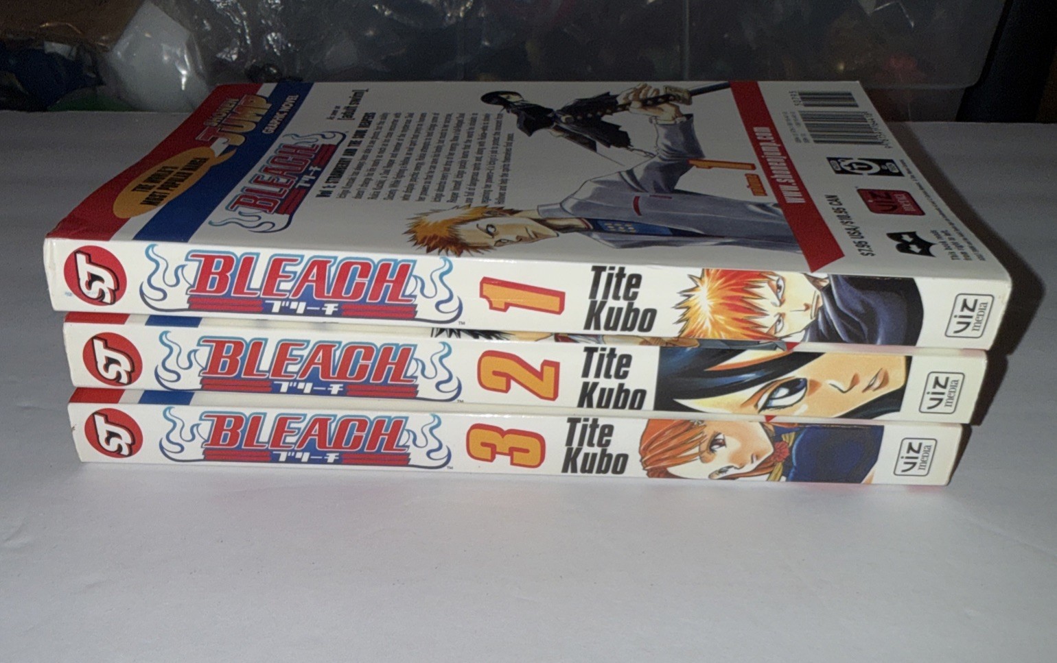 Bleach Manga Vol 1-3 English Graphic Novel Paperback