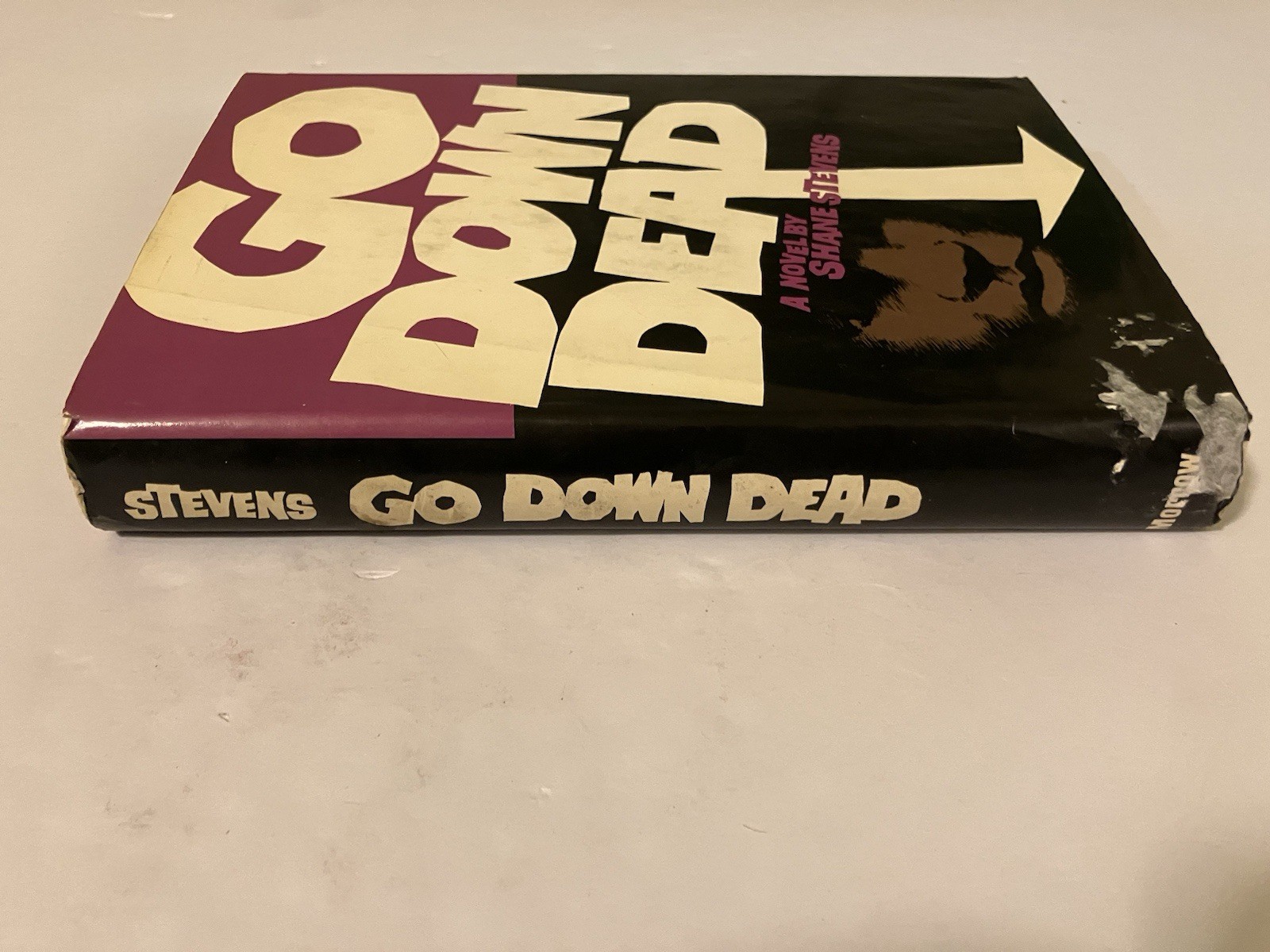 GO DOWN DEAD SHANE STEVENS 1966 HC DJ 1ST WILLIAM MORROW HARLEM GANG LIFE YOUTH